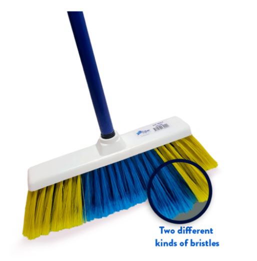 Blue Turtle Soft Bristle Broom